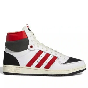 New Adidas Originals Top Ten RB Red Bull Sneakers Basketball  Red White Womens 8